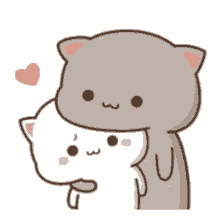cute hugging cartoon