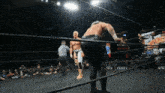 a wrestler in a ring with a sign that says chip chick on it
