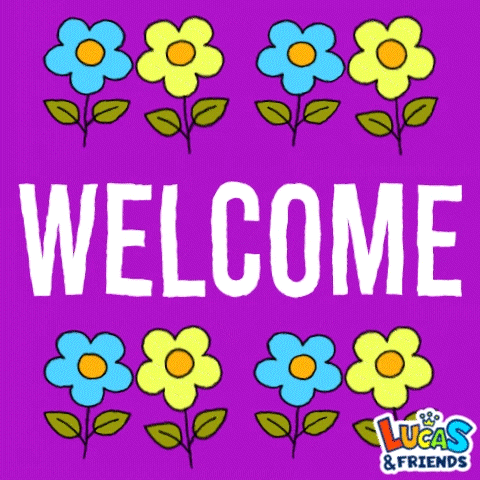 animated welcome sign