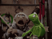 Muppets Kermit GIF - Muppets Kermit Hit GIFs