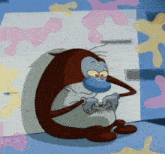Ren And Stimpy Belly Button GIF