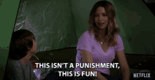 This Isnt A Punishment This Is Fun Jolie Jenkins GIF - This Isnt A Punishment This Is Fun Jolie Jenkins Jennifer Cooper GIFs