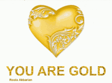 Animated Greeting Card You Are Gold GIF - Animated Greeting Card You Are Gold GIFs