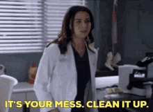 Greys Anatomy Amelia Shepherd GIF - Greys Anatomy Amelia Shepherd Its Your Mess GIFs