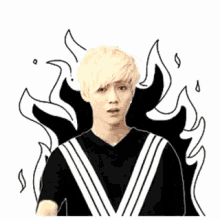 Luhan Exo GIF - Luhan Exo On Fire GIFs