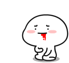 Quby Bleed Sticker - Quby Bleed Cute Stickers