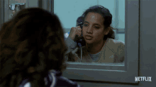 Laughing On The Phone Talking On The Phone GIF - Laughing On The Phone Talking On The Phone Smile GIFs