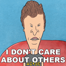 I Dont Care About Others Butt-head GIF