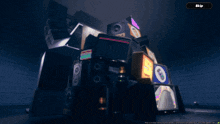 a screen shot of a video game that says skip on the bottom