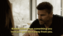 Kinda Sucks When Something You Love Gets Torn Away From You Seal Team GIF