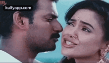 affection vishal kissing love tamil
