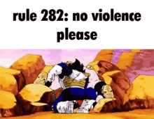 rule282 rule yajarobe vegeta violence