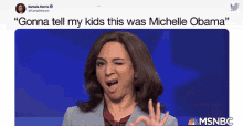 Gonna Tell My Kids Michelle Obama GIF - Gonna Tell My Kids Michelle Obama Nice GIFs