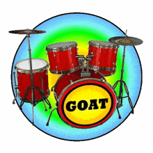 goat greatest of all time drum kit drums you are the best