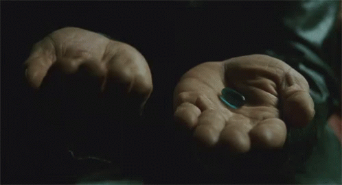 Blue Pill Red Pill Choose GIF - The Matrix Choose Pill - Discover & Share  GIFs