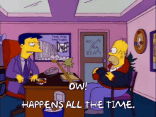 Punch Happens All The Time GIF - Punch Happens All The Time Homer Simpson GIFs