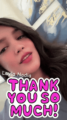 Layla Thank You GIF - Layla Thank You Nadia GIFs