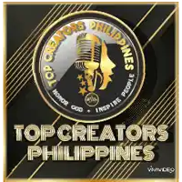 top creators philippines logo with a microphone in the center