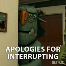 Apologies For Interrupting Blinky GIF