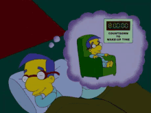 Milhouse Sleep GIF - The Simpsons Milhouse Sleep GIFs