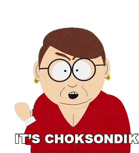 Its Choksondik Diane Choksondik Sticker - Its Choksondik Diane Choksondik South Park Stickers