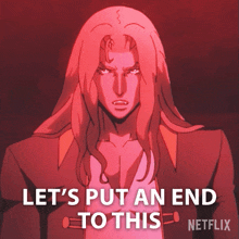 Lets Put An End To This Alucard GIF - Lets Put An End To This Alucard Castlevania GIFs
