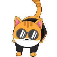 Wiggle Cat Sticker - Wiggle Cat Wiggle Cat Stickers