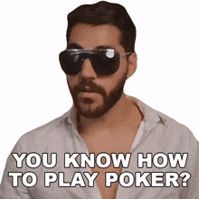 you know how to play poker rudy ayoub you are a skilled poker player do you have a good understanding of the game of poker
