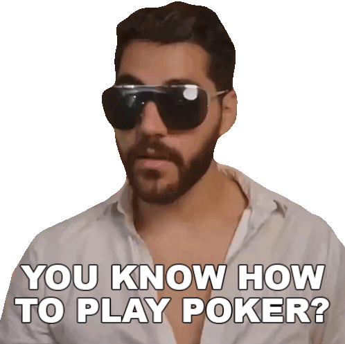 You Know How To Play Poker Rudy Ayoub Sticker - You Know How To Play Poker Rudy Ayoub You Are A Skilled Poker Player Stickers