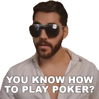 You Know How To Play Poker Rudy Ayoub Sticker - You Know How To Play Poker Rudy Ayoub You Are A Skilled Poker Player Stickers