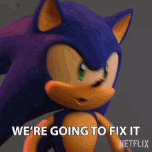 Were Going To Fix It Sonic The Hedgehog GIF - Were Going To Fix It Sonic The Hedgehog Sonic Prime GIFs