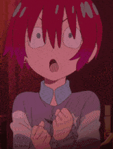 a cartoon character with red hair and a star on her sleeve