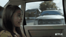 Car Hitting Matilda GIF - Car Hitting Matilda Ariana Greenblatt GIFs