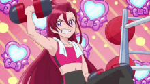 Tropical Rouge Precure Training GIF - Tropical Rouge Precure Training Sport GIFs