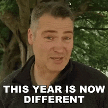 This Year Now Is Different Robert E Fuller GIF - This Year Now Is Different Robert E Fuller Its Different This Year GIFs