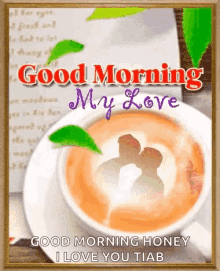 Good Morning My Love Coffee GIF - Good Morning My Love Good Morning Coffee GIFs