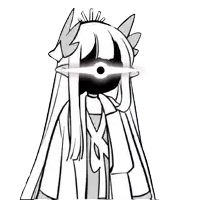a drawing of a girl with long hair and a crown on her head