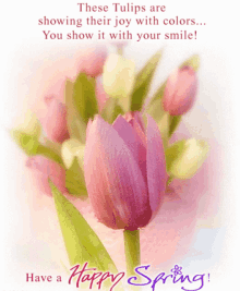 Pink Tulips GIF - Pink Tulips Spring GIFs
