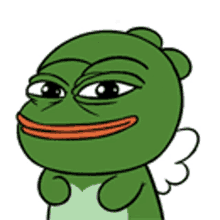 pepe frog teasing tongue out