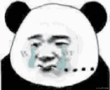 panda cry weep