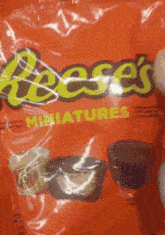 Reeses Chocolate GIF - Reeses Chocolate Reeses Miniatures GIFs