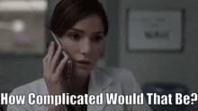 New Amsterdam Lauren Bloom GIF - New Amsterdam Lauren Bloom How Complicated Would That Be GIFs