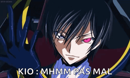 anime.gif — lelouch lamperounge, code geass: lelouch of the