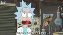 Just Color The Fucking Picture Rick Sanchez GIF - Just Color The Fucking Picture Rick Sanchez Rick And Morty GIFs