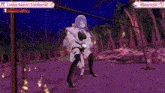 a video game shows a girl dancing with the words limbo dance panthera on the bottom