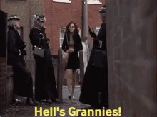 Hells Grannies Monty Python GIF - Hells Grannies Monty Python Crime GIFs