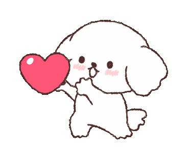 Cute Puppy Sticker - Cute Puppy Love Stickers