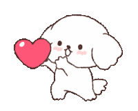 Cute Puppy Sticker - Cute Puppy Love Stickers