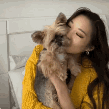 Cuddling With Dog Duckytheyorkie GIF - Cuddling With Dog Duckytheyorkie Ducky GIFs