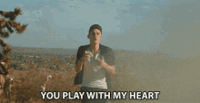You Play With My Heart Ryland James GIF - You Play With My Heart Ryland James Shoulder To Cry On GIFs